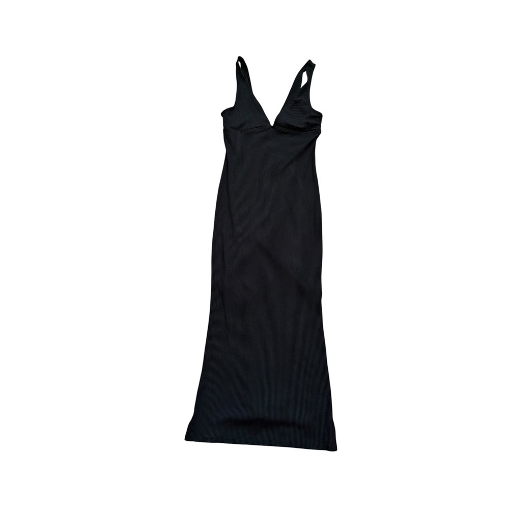 Resortcore Bromelia Paraty Ribbed Black Maxi Swim Dress Modal Medium - Picture 5 of 7